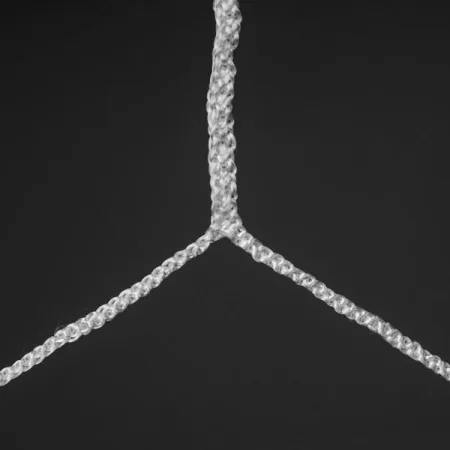 Сетка для футбольных ворот, комплект из 2 шт, 7,3×2,44 м, белая
