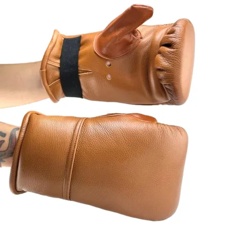 Снарядні рукавички шкіряні (битки) Жовтий - в асортименті