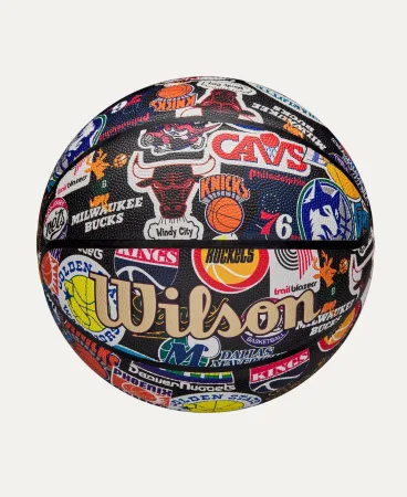 Баскетбольний м'яч Wilson NBA ALL TEAM RETRO BSKT розмір 7 WZ4028501 XB7 Оригінал