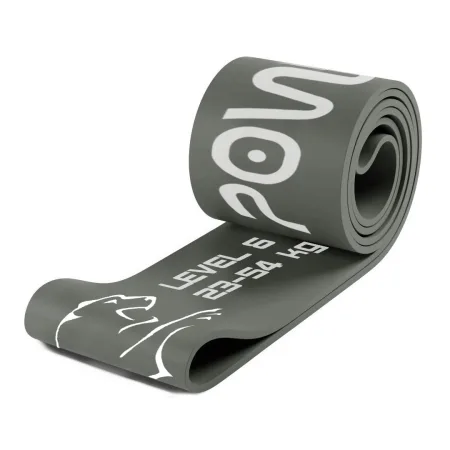 Еспандер петля гумка для фітнесу і кроссфіту PowerPlay 4115 Power Band сіра 23 - 54 кг