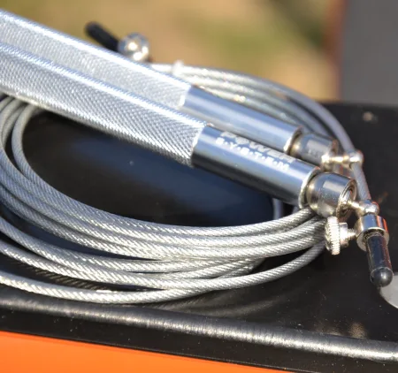 Скакалка швидкісна Power System PS-4064 Ultra Jump Rope срібний 2,75 m.