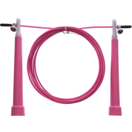 Скакалка швидкісна кросфіт зі сталевим тросом Чорний - 300 см