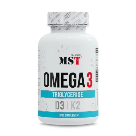Omega 3 Triglyceride D3 + K2 120 capsules