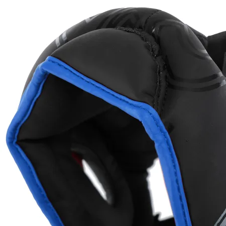 Шолом боксерський з повним захистом PVC TWN чорно-синій M