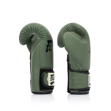 Боксерські рукавиці Fairtex BGV11 Green 16 унцій (бинти в комплекті)
