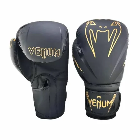 Рукавички боксерські VNM 10 унцій чорний матовий