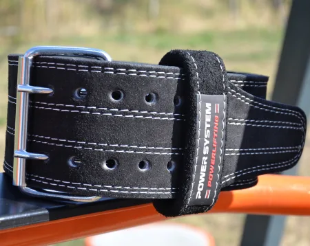 Пояс для пауерліфтингу Power System PS-3800 PowerLifting шкіряний Black - M