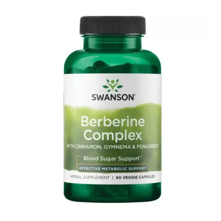 Berberine Complex with Cinnamon Gymnema & Fenugreek - 90 капс.