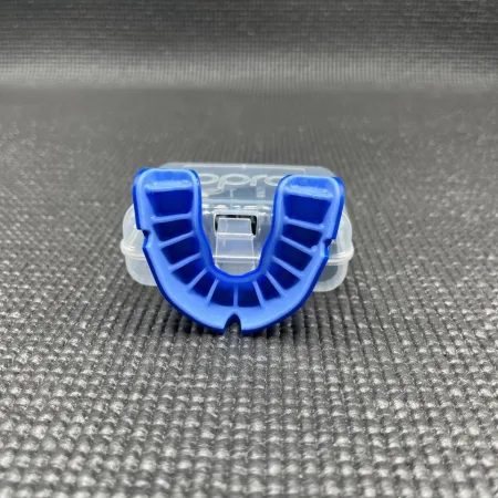 Капа OPRO Silver доросла (вік 11+) Dark Blue/Blue (art.102502002)