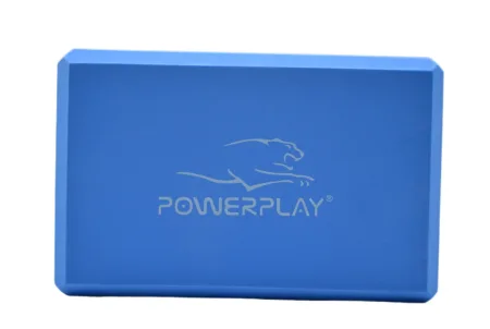 Yoga Block 2 pcs (Pair) PowerPlay 4006 Yoga Brick EVA Blue