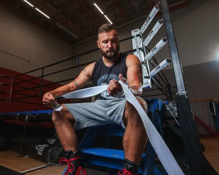 Бинти для боксу TITLE Boxing Select 180" Semi Elastic Mexican White (4,5 м.)