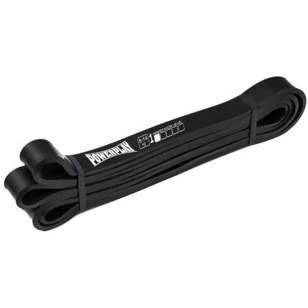 Еспандер петля гумка для фітнесу і кроссфіту PowerPlay 4117 Power Band Чорна 5 - 14 кг