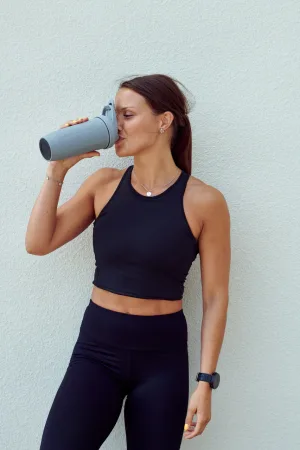 Шейкер спортивный SmartShake металлический Reforce Stainless Steel 900 мл серый