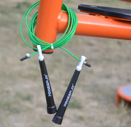 Скакалка скоростная PowerPlay 4202 Ultra Speed Rope зеленая 2,9 m.