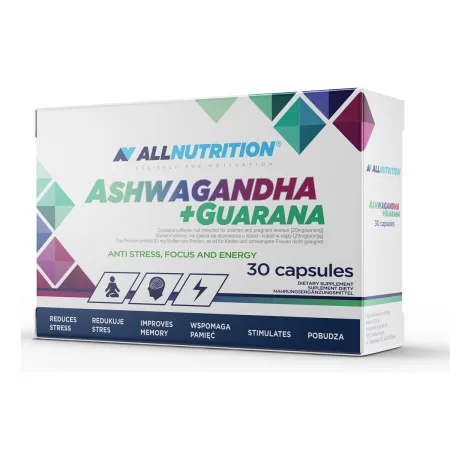 Ashwagandha 300 мг + Guarana - 30 капсул