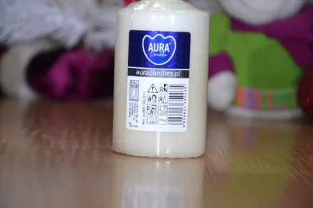 Свічка столова циліндр Bispol sw60/100 011 молочний