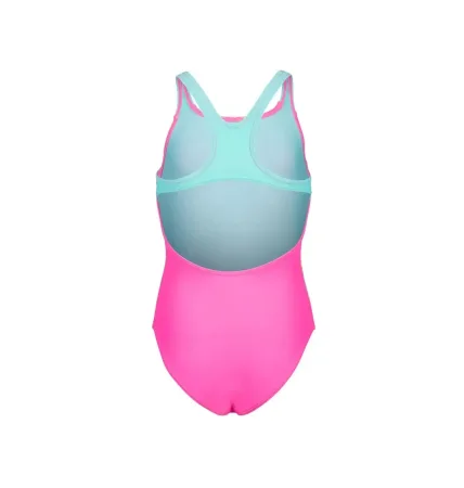 Сплошной купальник Arena Lines Swimsuit Swim Pro Back L детский 164 см розовый