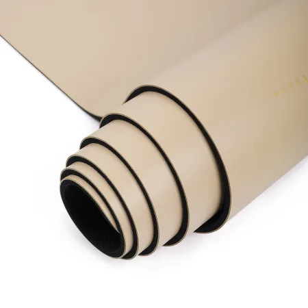 Килимок для йоги каучуковий поліуретан Sport Pro 183 см*68 см*5 мм бежевий