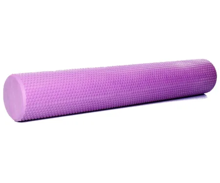 Масажний ролик EasyFit Foam Roller 90 см фіолетовий