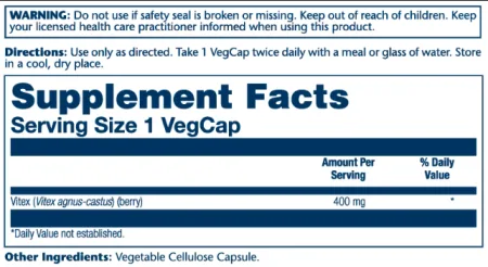 Vitex Berry Extract 400 мг - 100 капсул