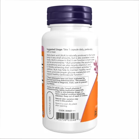 Alpha Lipoic Acid 600 мг - 60 капсул