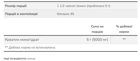 Creatine Powder Pure - 1 кг