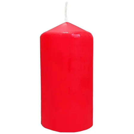 Свічка столова циліндр Bispol sw60/100 030 червоний