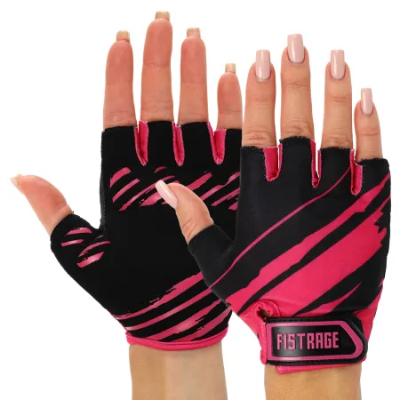 Рукавички для фітнесу та тренувань FISTRAGE розмір рожевий S