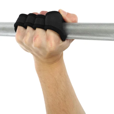 Накладки атлетичні нековзні грипад GRIPAD WorkOut ЗАХИСТ РУК EZOUS чорний