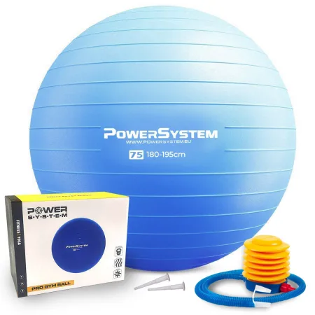 М'яч для фітнесу фітбол Power System PS-4013 Ø75 cm PRO Gymball синій