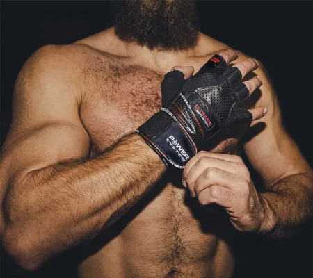 Рукавички для фітнесу Power System PS-2810 Ultimate Motivation Black Red Line - XL