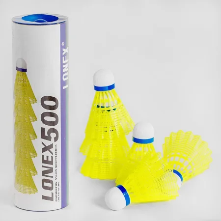 Воланчик неоновий Lonex 500, 6 штук у тубі