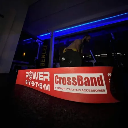 Эспандер петля резинка для фитнеса и кроссфита Power System PS-4053 CrossFit Level 3 Blue сопротивление 15 - 40 кг