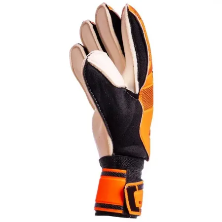 Рукавички воротарські із захистом пальців 8 - чорний/помаранчевий