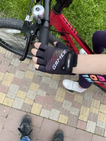 Велоперчатки детские PowerPlay 5451 Gamer S