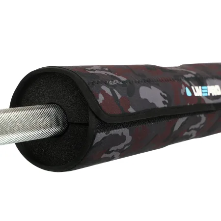 Barbell pad cushioning LiveUp black LP8093