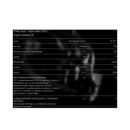 BCAA 20 K - 520 г апельсин