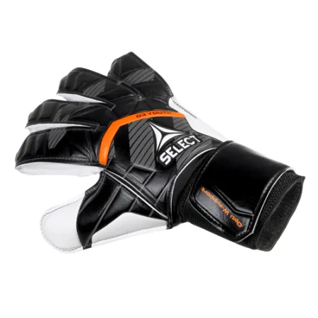 Рукавички воротарські Select GOALKEEPER GLOVES 03 YOUTH v25 чорний, білий (Оригінал) 6 - Чорний/Сірий/Помаранчевий