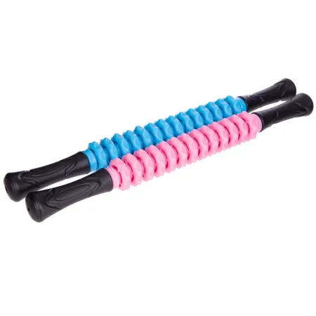 Масажер-палиця роликовий 13 масажерів синій