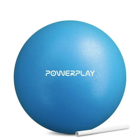М'яч для пілатесу, йоги та реабілітації PowerPlay PP_4415 Body Shape Ball 22 см синій