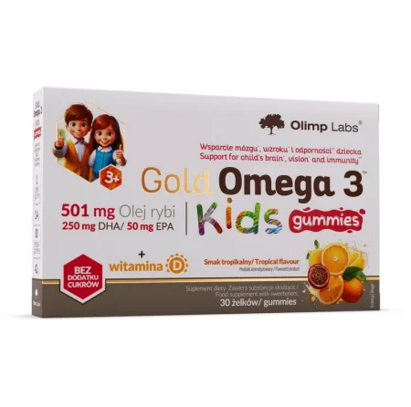 Gold Omega 3 Kids - 30 жуйок
