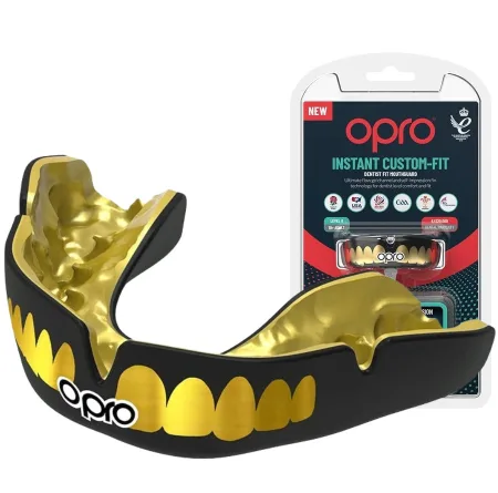 OPRO Instant TEETH Adult (age 11+) Black/Gold (art.102526001)
