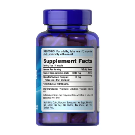 Vitamin C-1000 мг з біофлавоноїдами - 100 капсул
