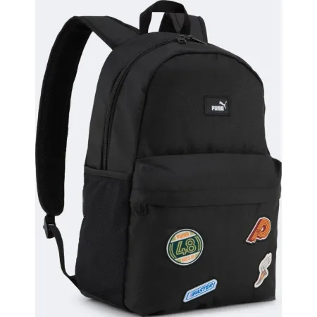 Рюкзак Puma Phase Patch Backpack 22L унісекс чорний 44 х 30 х 14 см (оригінал)