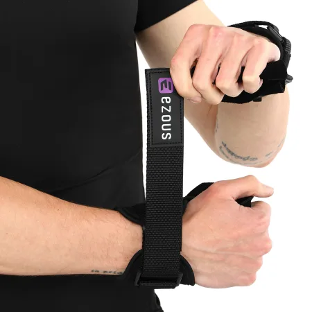 Накладки для підтягувань і тяг POWER GRASP PRO 2.0 EZOUS 2 шт чорний універсальний