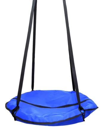 Гойдалка підвісна для дітей та дорослих, гніздо лелека Blue (синій)