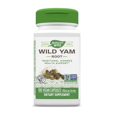 Wild Yam Root - 100 вег. капсул