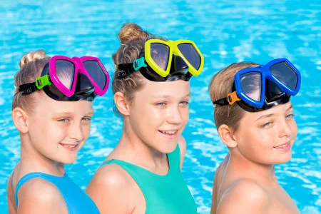 Маска для плавання BESTWAY 7+ 22040 темно-синій