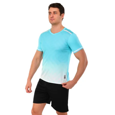 Форма футбольна комплект LIDONG Бірюзово-чорний 4XS-2XL XS