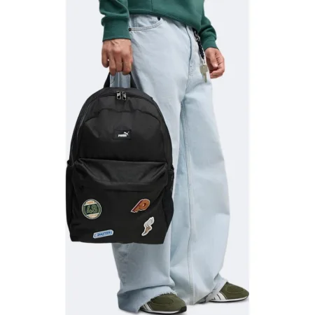 Рюкзак Puma Phase Patch Backpack 22L унісекс чорний 44 х 30 х 14 см (оригінал)